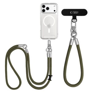 Tech-Protect C10S ROPE CROSSBODY & WRIST ALYVŲ ŽALUMO/TITANO SPALVOS - Image 3