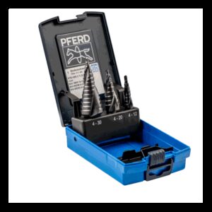 3 dalių pakopinių grąžtų rinkinys PFERD STB HSS 3 HC-FEP