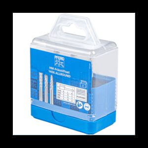 3-jų dalių HM frezų rinkinys PFERD Allround 1406 6mm - Image 2