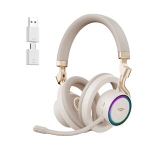 Havit Fuxi-H8 - laidinės/belaidės žaidimų ausinės (auksinės)