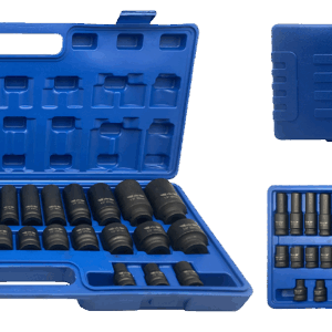 ADLER SMŪGINIŲ GALVUČIŲ RINKINYS K-D 35vnt. 1/2" 12-KAMPĖS TRUMPOS/ILGOS AD-35KD/12 PLASTIKINIS LAGAMINAS