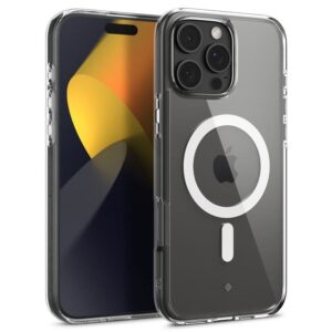 Spigen Caseology Capella MagSafe, clear baltos spalvos - Apple iPhone 16 Pro Max