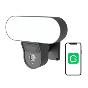 Smart outdoor WiFi camera with Gosund IPC3 floodlight, IP65 Tuya - Image 4