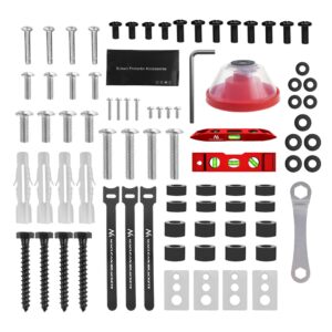 Maclean televizoriaus laikiklis, maks. VESA 600x400, 32-85", 60 kg, horizontalus ir vertikalus kampo reguliavimas, profilis 65-390 mm, juodas, MC-789 - Image 3