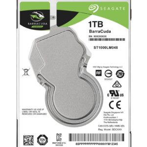 HDD|SEAGATE|Barracuda|1TB|SATA 3.0|128 MB|5400 rpm|2,5"|Thickness 7mm|ST1000LM048
