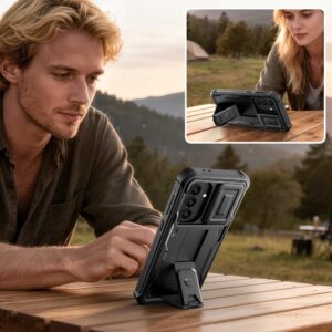 Tech-Protect Kevlar CAM+ 2-SET GALAXY A36 / A37 5G juodos spalvos - Image 3