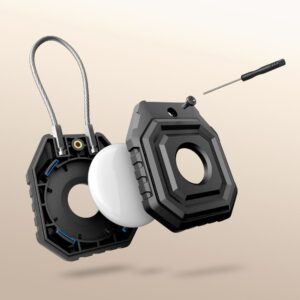 Tech-Protect Kevlar Seal Apple AirTag 1 / 2 juodos spalvos - Image 3