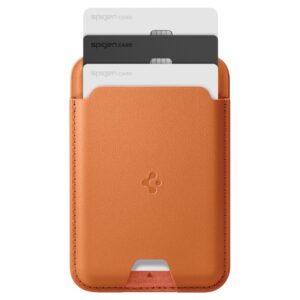 Spigen Valentinus MagSafe Universal Magnetic Card Holder Metallic oranžinės spalvos - Image 3