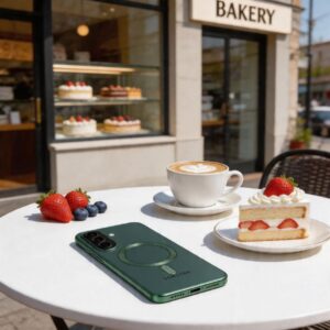 Tech-Protect MagFlex MagSafe Samsung Galaxy A37 5G dėklas JUNGLE GREEN - Image 3