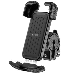 Tech-Protect V7 UNIVERSALUS DVIRAČIO IR MOTOCIKLO LAIKIKLIS JUODAS - Image 3