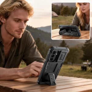 Tech-Protect KEVLAR CAM+ 2-SET Samsung Galaxy A57 5G JUODAS - Image 3