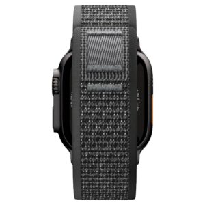 SPIGEN ATHLEX AIR 2 APPLE WATCH 8 / 9 / 10 / 11 / SE / ULTRA (44 / 45 / 46 / 49 MM) AKTYVI JUODA / PILKA - Image 3