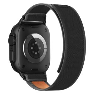 Tech-Protect Elite Elite Apple Watch 8 / 9 / 10 / 11 / SE / Ultra (44 / 45 / 46 / 49 mm) JUODA/ORANŽINĖ - Image 3