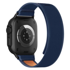 Tech-Protect Elite Elite Apple Watch 8 / 9 / 10 / 11 / SE / Ultra (44 / 45 / 46 / 49 mm) TAMSIAI MĖLYNA/ORANŽINĖ - Image 3