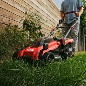 Akumuliatorinė vejapjovė SKIL, 34 cm, 2x18V, 2x2Ah - Image 3