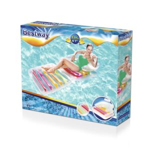 Pripučiamasis plaustas BESTWAY 43023, 201×89 cm, įv. spalvų - Image 3