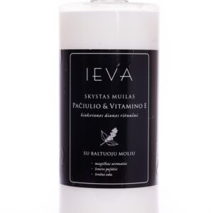 Skystas muilas Ieva pačiulio ir vitamino E kvapo, 1 l.