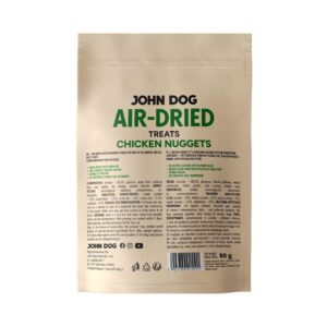 JOHN DOG Air-Dried Chicken nuggets - skanėstas šuniui - 80g - Image 3