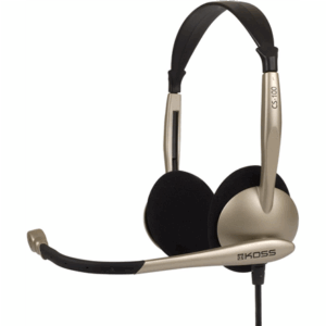 Koss | Headphones | CS100 | Wired | On-Ear | Microphone | Black/Gold - Image 4