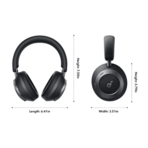 Anker Soundcore | Foldable Headphones | Space One Pro | Bluetooth | Over-ear | Microphone | Jet Black | Wireless - Image 10