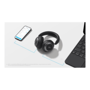 Anker Soundcore | Foldable Headphones | Space One Pro | Bluetooth | Over-ear | Microphone | Jet Black | Wireless - Image 7