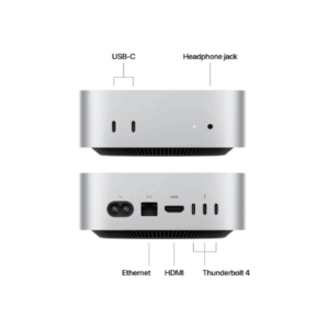 Apple Mac | Mini | Desktop | Apple M4 | Internal memory 16 GB | Solid-state drive capacity 512 GB | No Optical Drive | Keyboard language No keyboard | macOS - Image 6