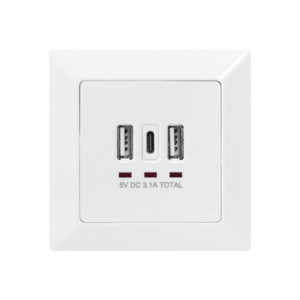 Digitus | Socket with USB A & USB-C Ports, flush mounted - Image 3