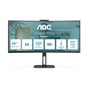 AOC | CU34V5CW/BK | 34 " | VA | 21:9 | 100 Hz | 4 ms | 3440 x 1440 pixels | HDMI ports quantity 1 - Image 34