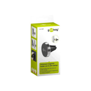 Goobay | Magnetic mount Metal Slim Design for smartphones (35mm) | 38685 | Black/Silver | Magnetic holder is suitable for almost every smartphone; Quick-Snap assembly technology for quick and easy use; Smart and almost invisible fastening option on the car's ventilation shaft; Is also perfect as a table stand for the smartphone - Image 15