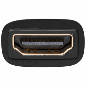 Goobay | HDMI/DVI-I adapter, gold-plated | 68690 | Black | HDMI female (Type A) | DVI-I female Dual-Link (24+5 pin) - Image 3