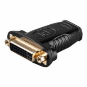Goobay | HDMI/DVI-I adapter, gold-plated | 68690 | Black | HDMI female (Type A) | DVI-I female Dual-Link (24+5 pin) - Image 4