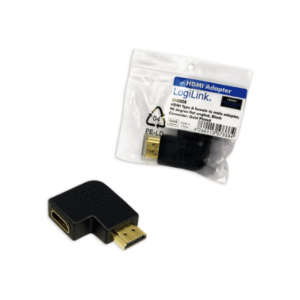 Logilink | HDMI Adapter, AM to AF in 90 degree flat angled | AH0008 - Image 4