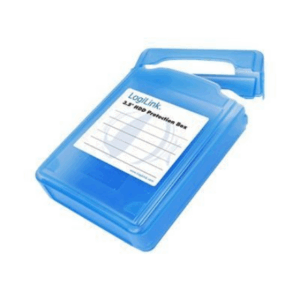 Kietojo disko korpusas Logilink 3,5" HDD protection box for 1 HDD, blue - Image 3