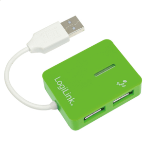 Logilink | USB 2.0 Hub 4-Port, Smile, Green - Image 3