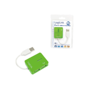 Logilink | USB 2.0 Hub 4-Port, Smile, Green - Image 4