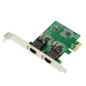 Logilink PC0075, 2-port Gigabit PCI Express network card | Logilink | 2 x Gigabit Lan (RJ 45) | PCIe - Image 1