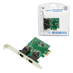 Logilink PC0075, 2-port Gigabit PCI Express network card | Logilink | 2 x Gigabit Lan (RJ 45) | PCIe - Image 3