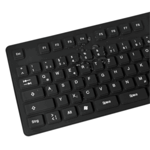Logilink | Flexible waterproof Keyboard USB + PS/2 | ID0019A | Flexible keyboard | Wired | DE | Black - Image 4