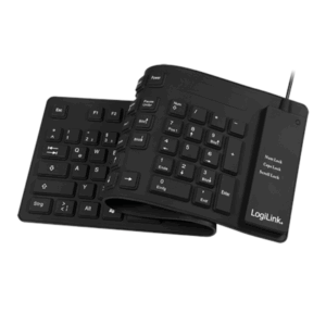 Logilink | Flexible waterproof Keyboard USB + PS/2 | ID0019A | Flexible keyboard | Wired | DE | Black - Image 6