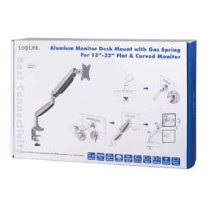 Logilink | Desk Mount | BP0042 | 13-32 " | Maximum weight (capacity) 9 kg | Silver - Image 7