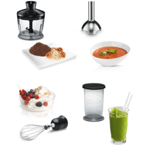 Bosch | Blender | CleverMixx MSM2650B | Hand Blender | 600 W | Number of speeds 12 | Chopper | Mini chopper | Black - Image 3
