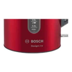 Bosch | Kettle | DesignLine TWK4P434 | Electric | 2400 W | 1.7 L | Stainless steel | 360° rotational base | Red/Black - Image 10