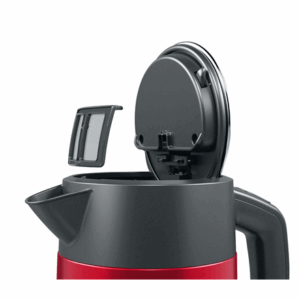 Bosch | Kettle | DesignLine TWK4P434 | Electric | 2400 W | 1.7 L | Stainless steel | 360° rotational base | Red/Black - Image 2