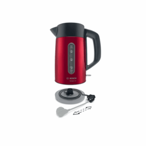Bosch | Kettle | DesignLine TWK4P434 | Electric | 2400 W | 1.7 L | Stainless steel | 360° rotational base | Red/Black - Image 4