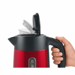 Bosch | Kettle | DesignLine TWK4P434 | Electric | 2400 W | 1.7 L | Stainless steel | 360° rotational base | Red/Black - Image 5