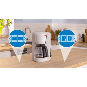 Bosch Coffee Maker | TKA2M111 MyMoment | Drip | 1200 W | White - Image 3