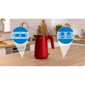 Bosch Kettle | TWK2M164 MyMoment | Electric | 2400 W | 1.7 L | Plastic | 360° rotational base | Red - Image 2