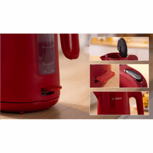 Bosch Kettle | TWK2M164 MyMoment | Electric | 2400 W | 1.7 L | Plastic | 360° rotational base | Red - Image 4