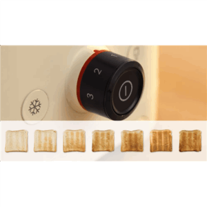 Bosch Compact Toaster | TAT3M127 MyMoment | Number of slots 2 | Housing material Plastic | Beige - Image 5