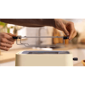 Bosch Compact Toaster | TAT3M127 MyMoment | Number of slots 2 | Housing material Plastic | Beige - Image 6